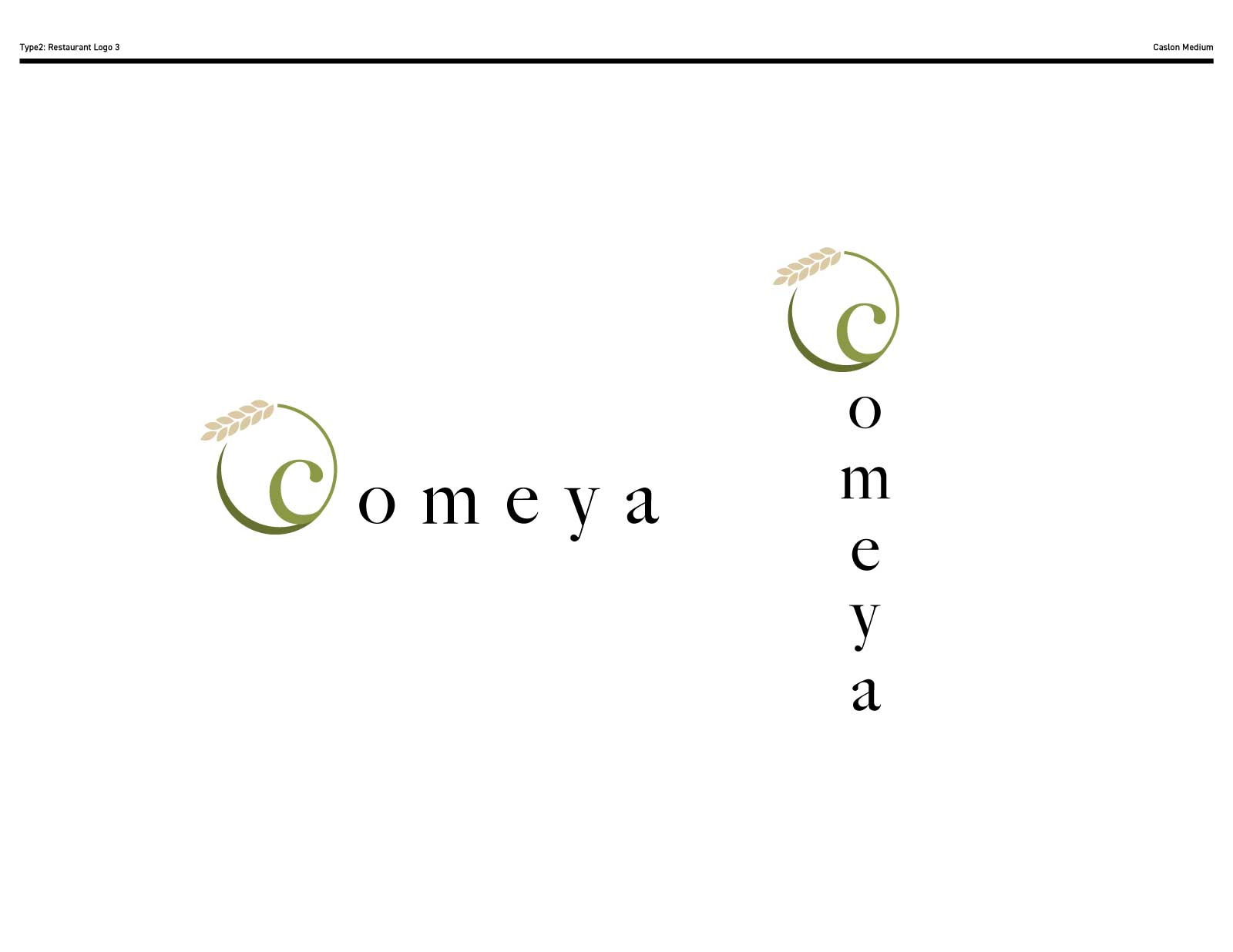 Restaurant Branding: Comeya Logo Ideas