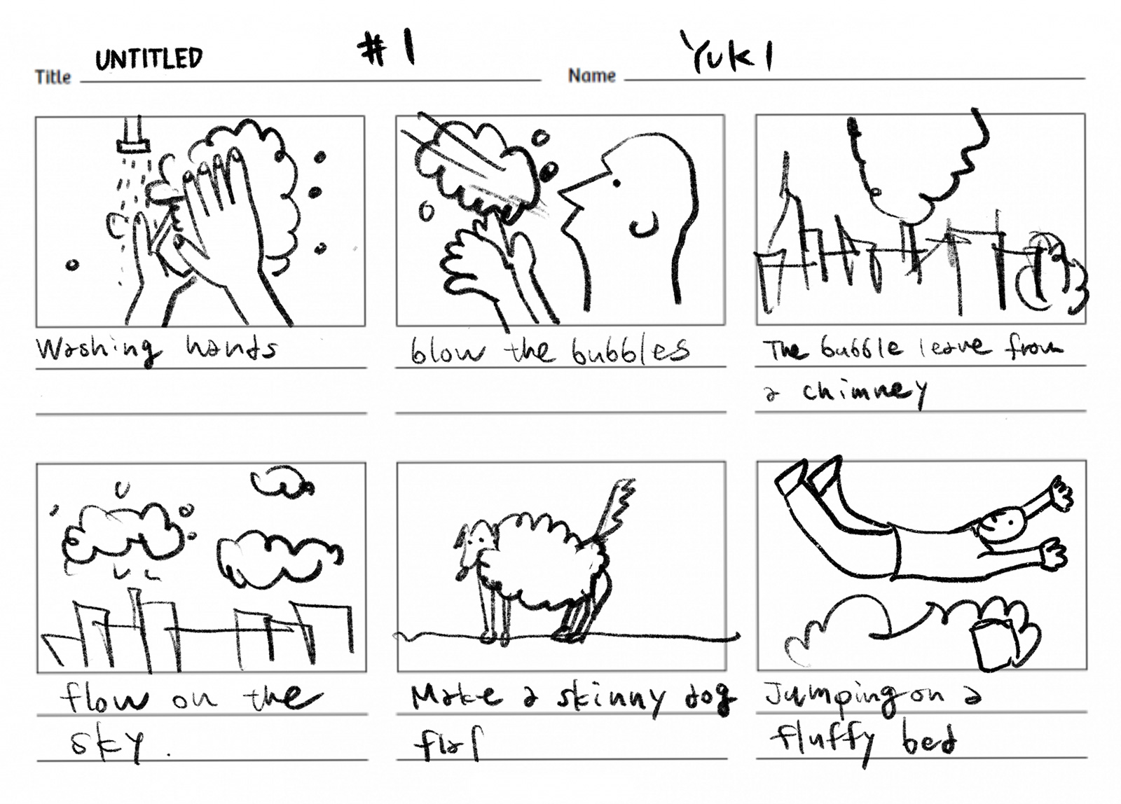 Storyboard – Yuki Collins
